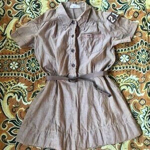 Vintage 1950s Brownies Uniform Dress NY,NY Troop 211